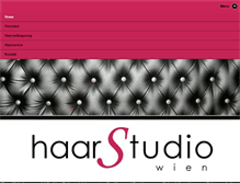Tablet Screenshot of haarstudio-wien.at